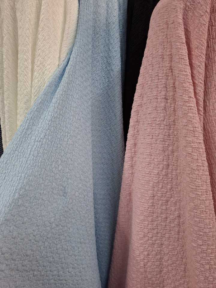 Tissu gaufrette