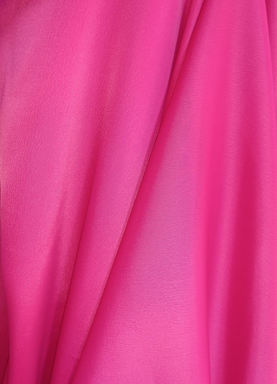 tissu satin rose